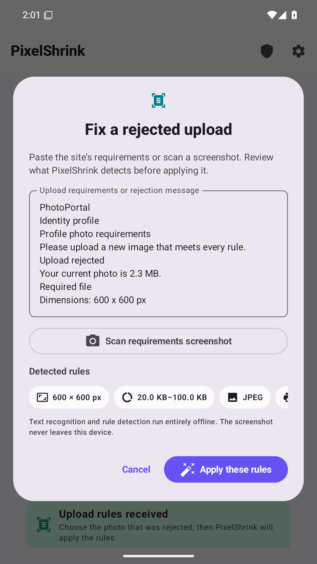Requirement Lens